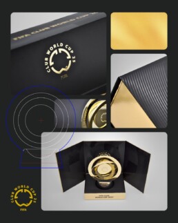 Riproduzione Trofeo FIFA Club World Cup 2025 Packaging di Chiaroforte