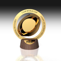 chiaroforte, packaging trofeo fronte regali premium fifa 2025